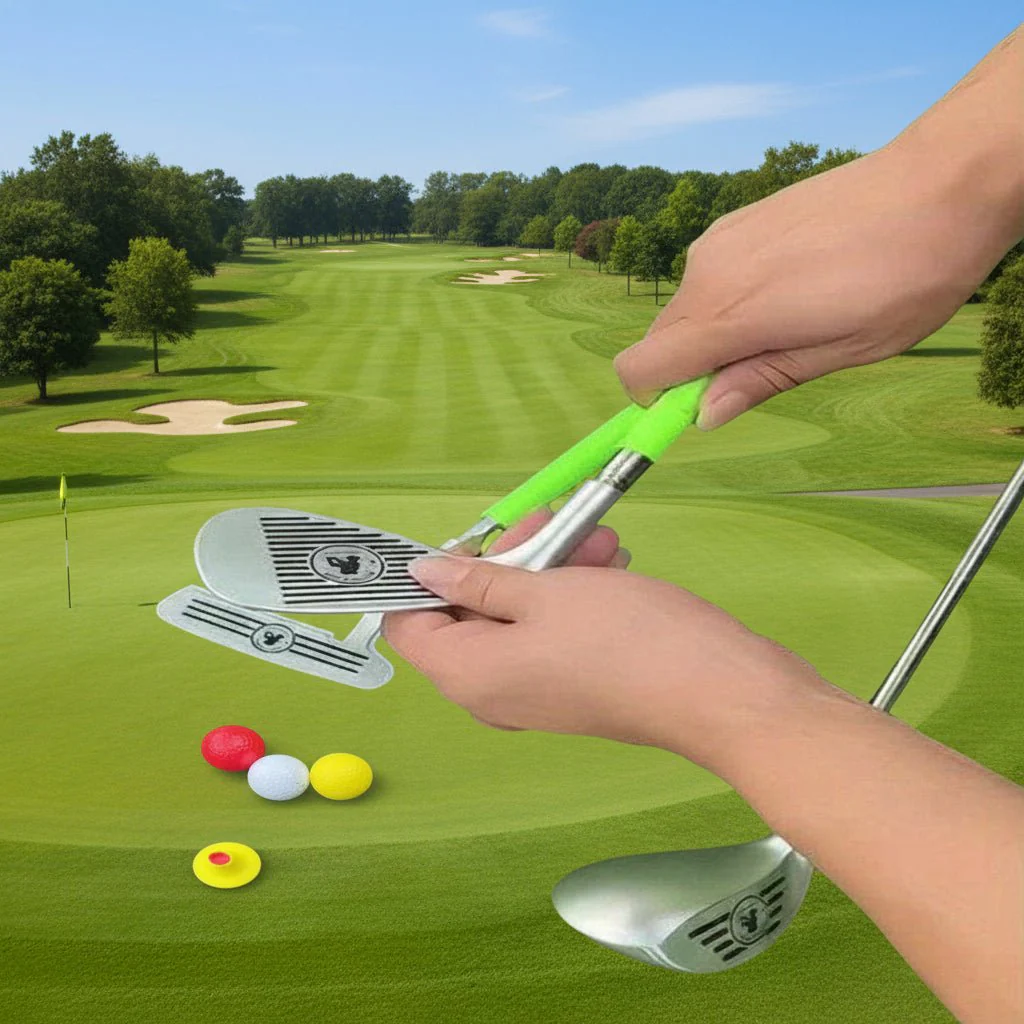 SWINGIQ – Adjustable Children's Golf Set with Telescopic Clubs, 3 Balls & 2 Targets for Children aged 3–8 Years - Image 4