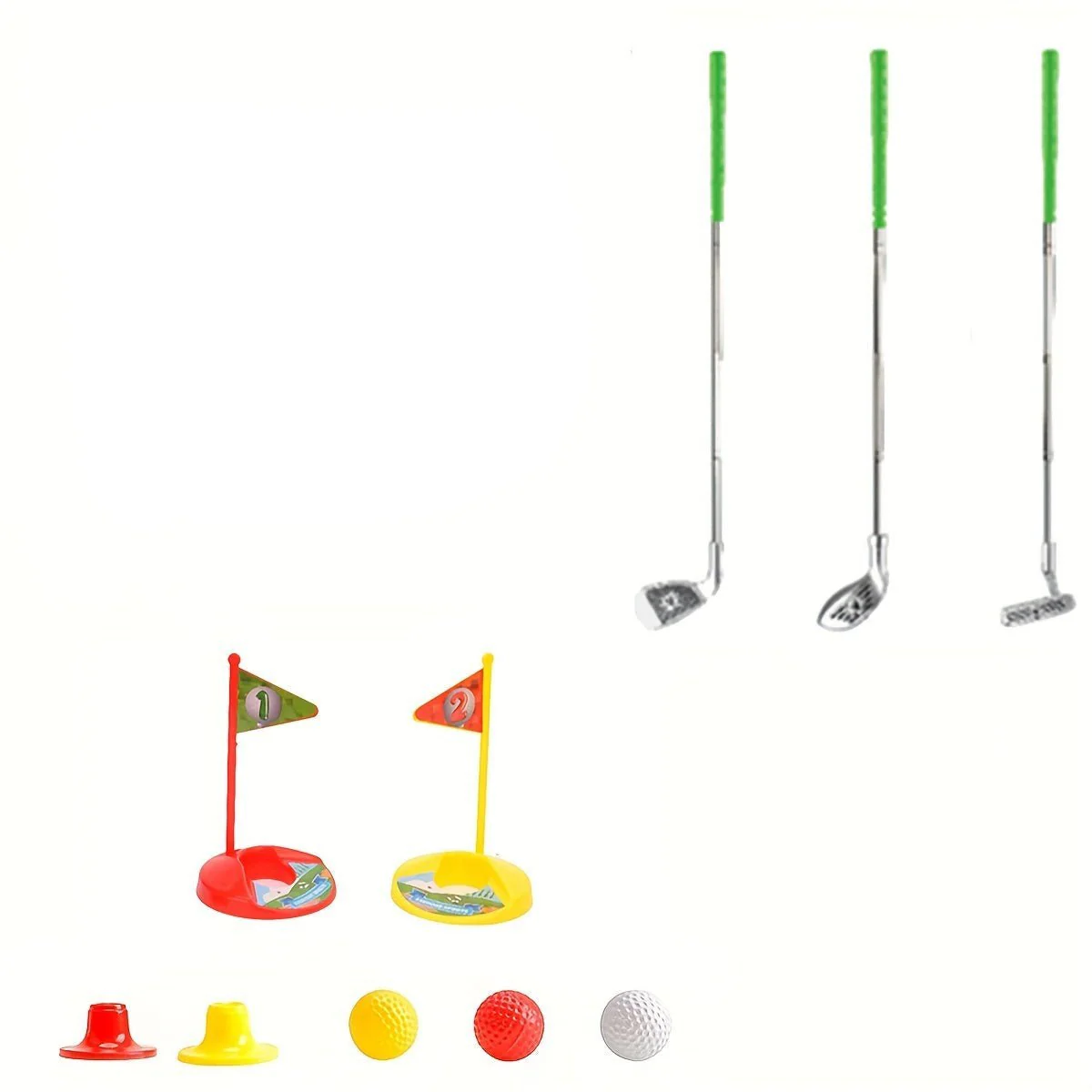 SWINGIQ – Adjustable Children's Golf Set with Telescopic Clubs, 3 Balls & 2 Targets for Children aged 3–8 Years - Image 9