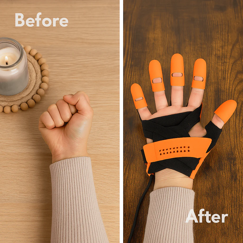 SYNCHROGRIP – Automatic Hand Trainer Glove for Home Rehabilitation & Strength Building - Image 6