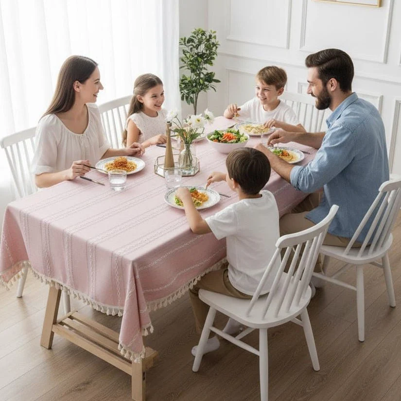 TABLELUXE – Tablecloth made of cotton and linen for an elegant look - Image 9