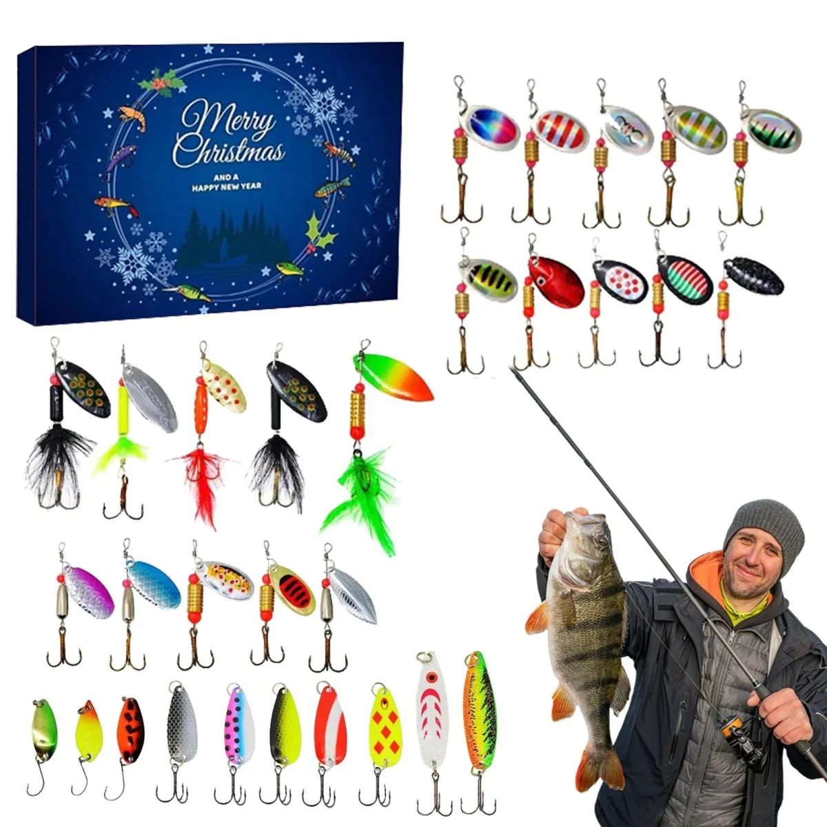TACKLBOX 2025 – 24-day fishing advent calendar with premium baits and tools - Image 3