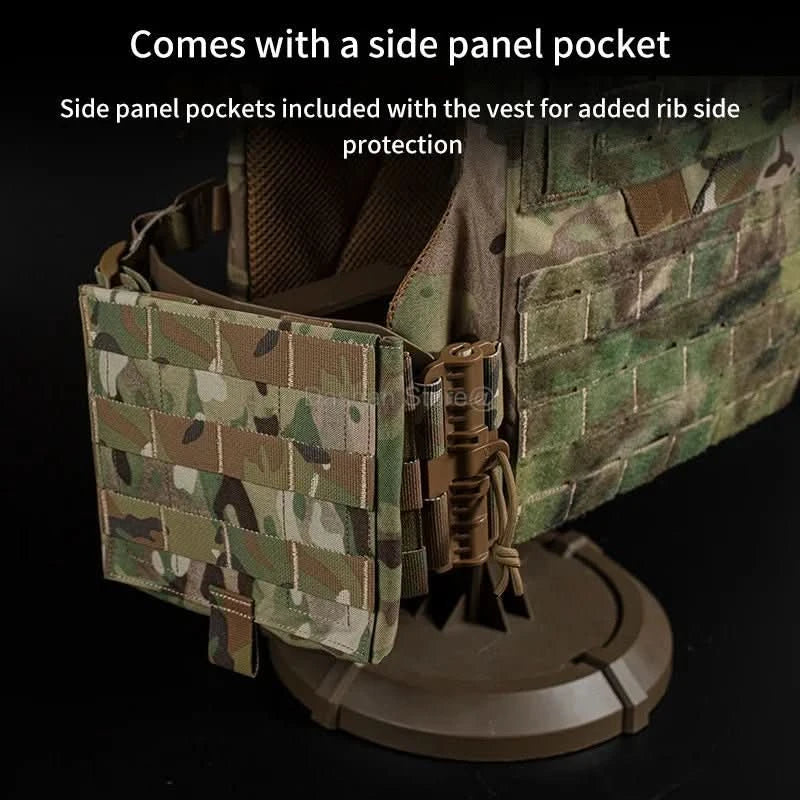 TACTICAL ARMOR CARRIER - Modular protective waistcoat with laser-cut MOLLE & quick-release system - Image 12