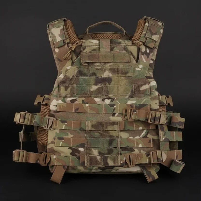 TACTICAL ARMOR CARRIER - Modular protective waistcoat with laser-cut MOLLE & quick-release system - Image 3
