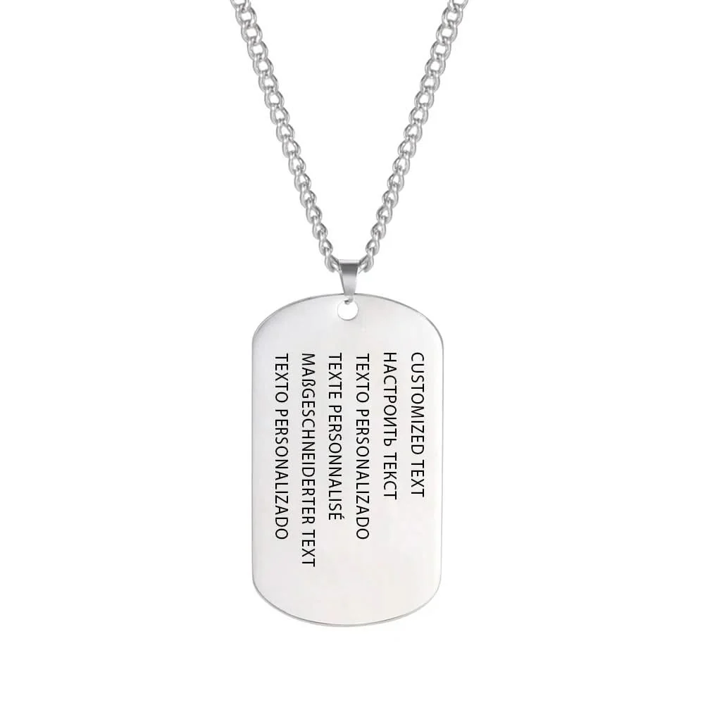 TAGNERO – Stainless Steel Dog Chain with Engraving for Men - Image 12
