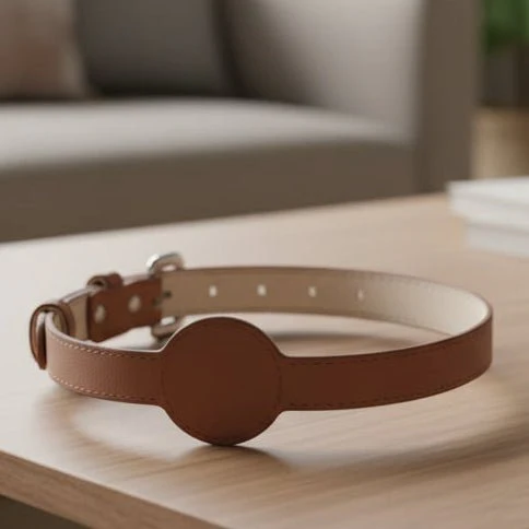 TAGSAFE – Dog Collar with Integrated AirTag Holder for Safety & Style