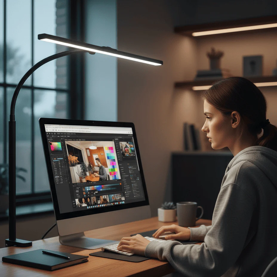 TASKBRIGHT – Flexible gooseneck LED desk lamp for office & home - Image 5