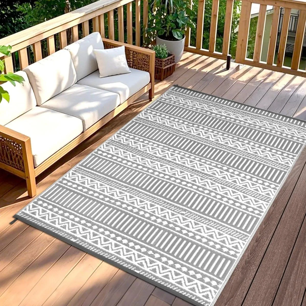 TERRASOFT – Soft outdoor rug for terraces, non-slip backing & comfort in any weather