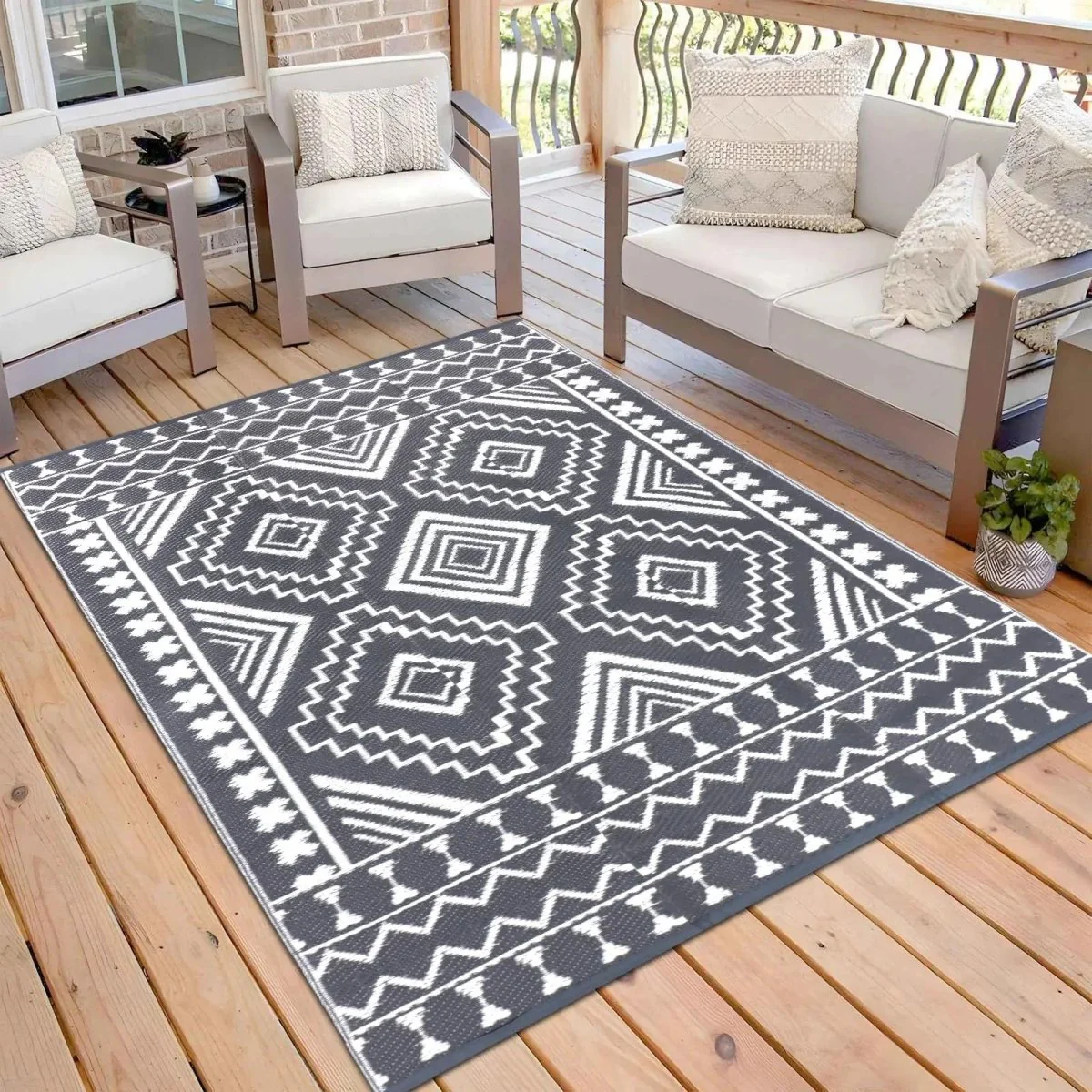 TERRASOFT – Soft outdoor rug for terraces, non-slip backing & comfort in any weather - Image 6