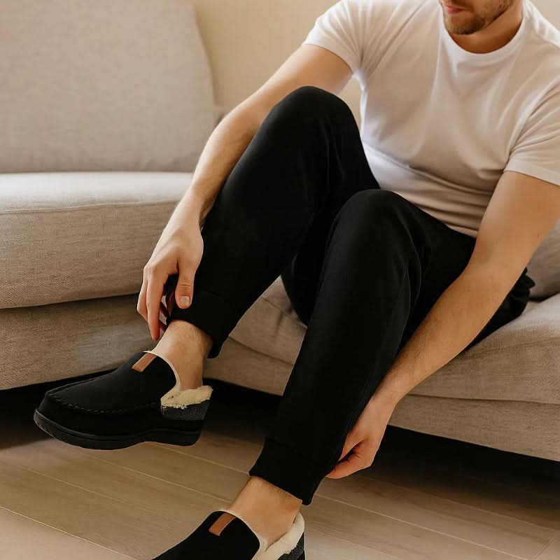 TERRAWOOL – Warm Men's Slip-On Shoes Made of Man-Made Wool - Image 3
