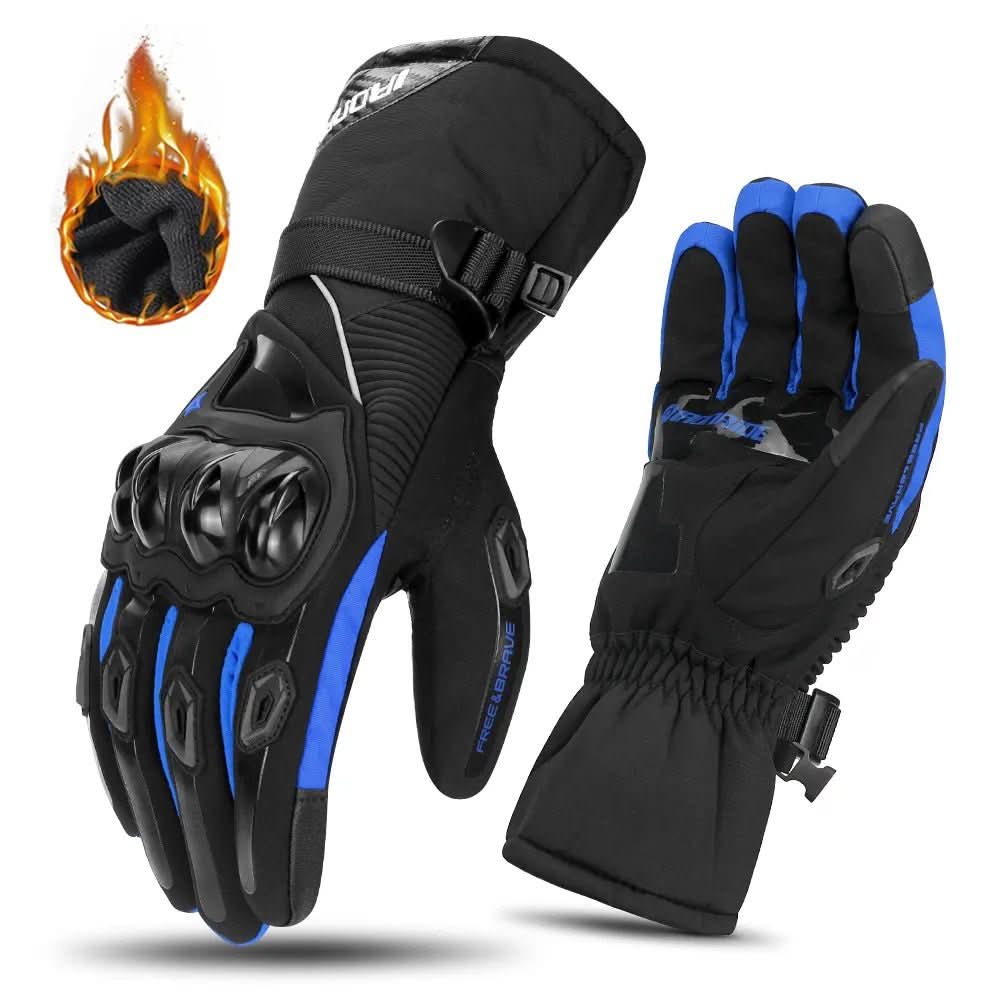 THERMOGRIP Moto Gloves - Waterproof winter motorbike gloves with 3-layer insulation & carbon fibre protection - Image 3