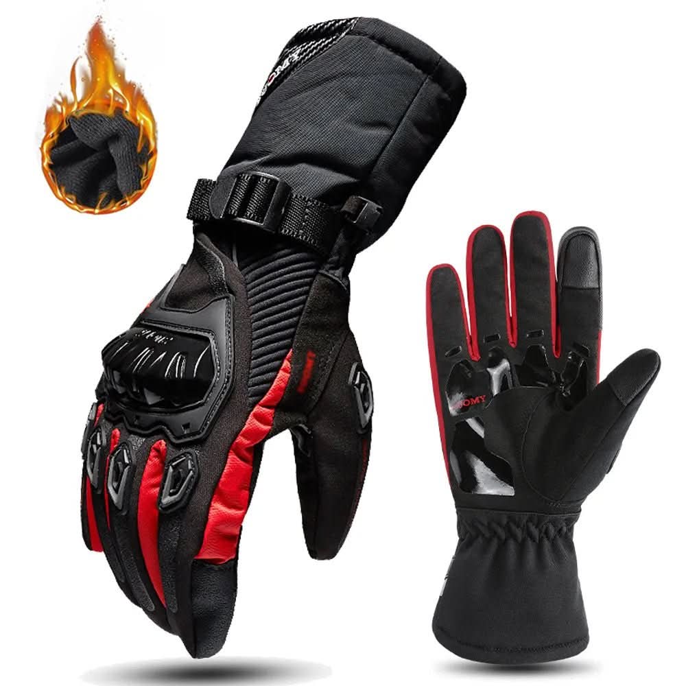THERMOGRIP Moto Gloves - Waterproof winter motorbike gloves with 3-layer insulation & carbon fibre protection - Image 4