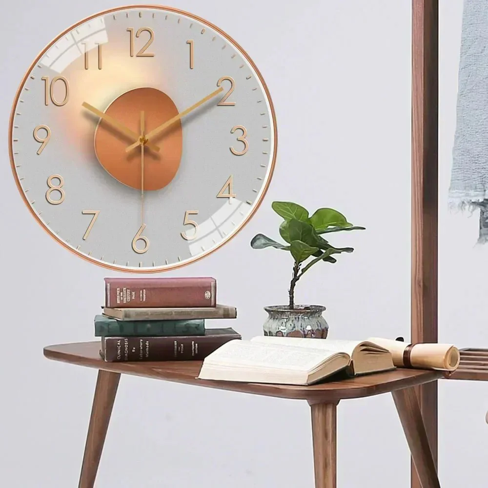 TICKLESS – Silent wall clock with minimalist dial and elegant finish - Image 6