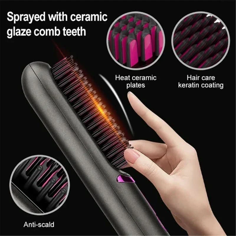 Tima Styler - Cordless straightening brush styler for straight hair everywhere - Image 6