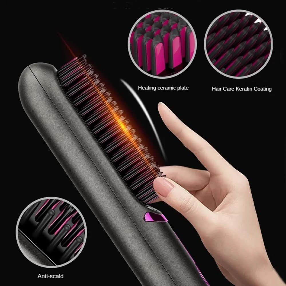 Tima Styler - Cordless straightening brush styler for straight hair everywhere - Image 8