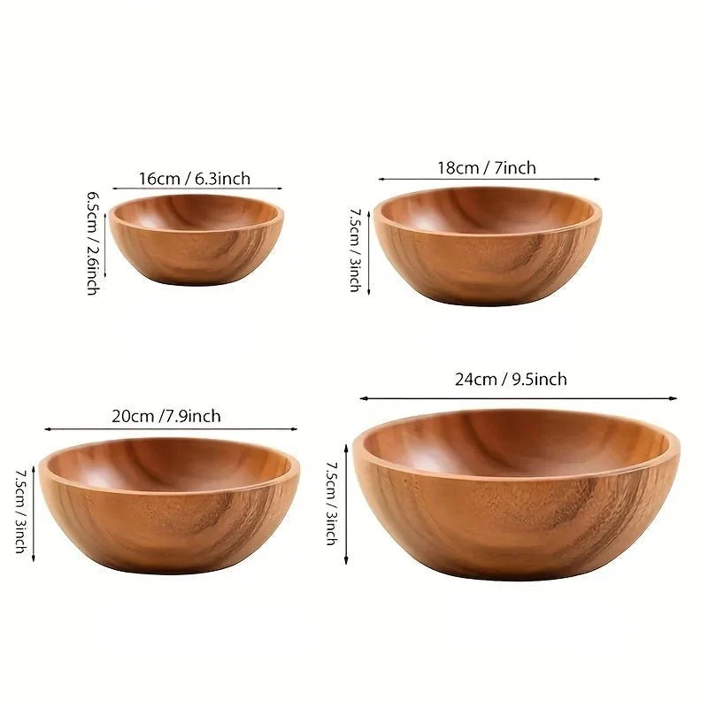 TIMBORA – Natural Acacia Wood Bowl for a Safe Family Everyday Life - Image 6
