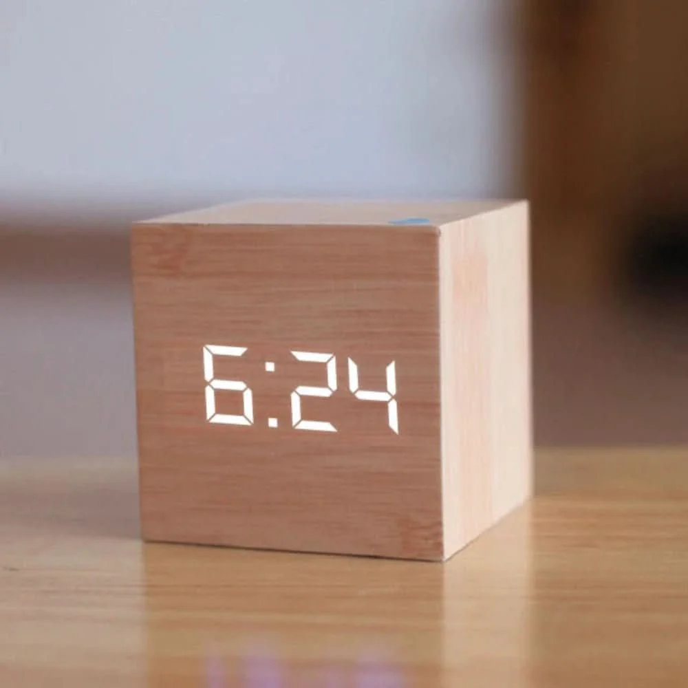 TIMECUBE - Compact mini LED digital alarm clock for stylish rooms - Image 7
