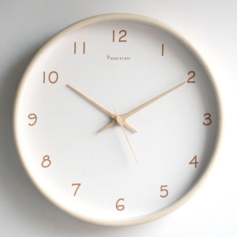 TIMEHAVEN – Quiet Wooden Wall Clock with Battery Operation - Image 2
