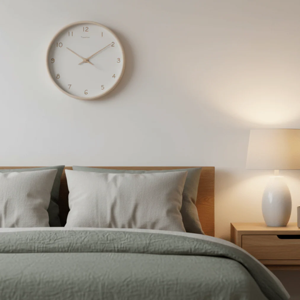 TIMEHAVEN – Quiet Wooden Wall Clock with Battery Operation - Image 5