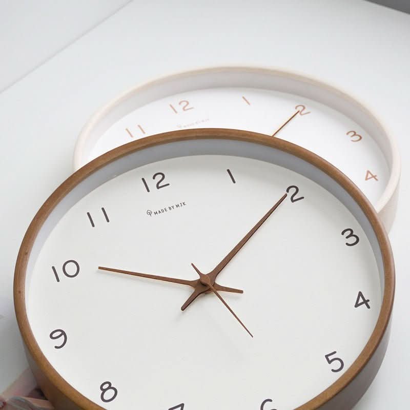 TIMEHAVEN – Quiet Wooden Wall Clock with Battery Operation - Image 7