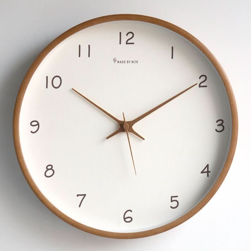 TIMEHAVEN – Quiet Wooden Wall Clock with Battery Operation - Image 9