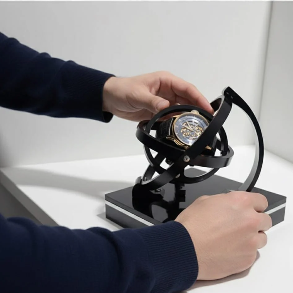 TIMEKEEPER – Horion Automatic Watch Winder with Quiet Operation - Image 7