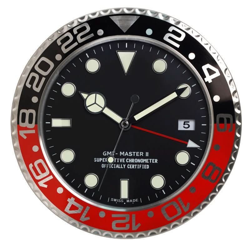 TIMELUME – Silent Wall Clock with Stainless Steel Frame & Luminous Hands (33 cm) - Image 4