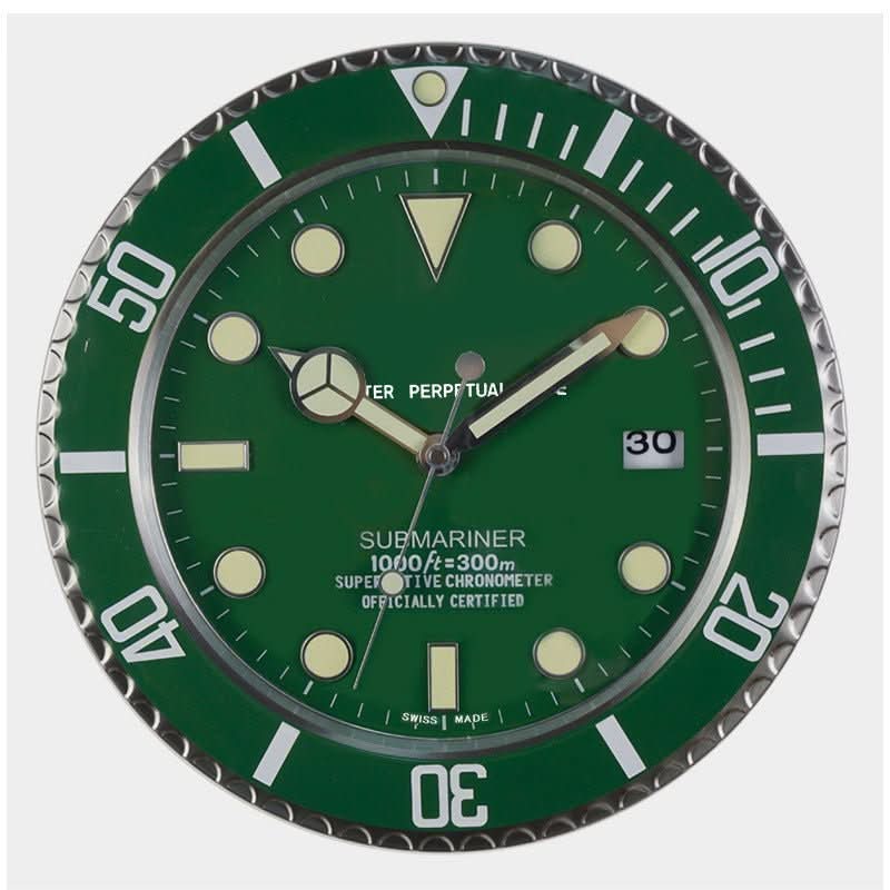 TIMELUME – Silent Wall Clock with Stainless Steel Frame & Luminous Hands (33 cm) - Image 6