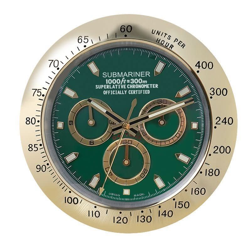 TIMELUME – Silent Wall Clock with Stainless Steel Frame & Luminous Hands (33 cm) - Image 8