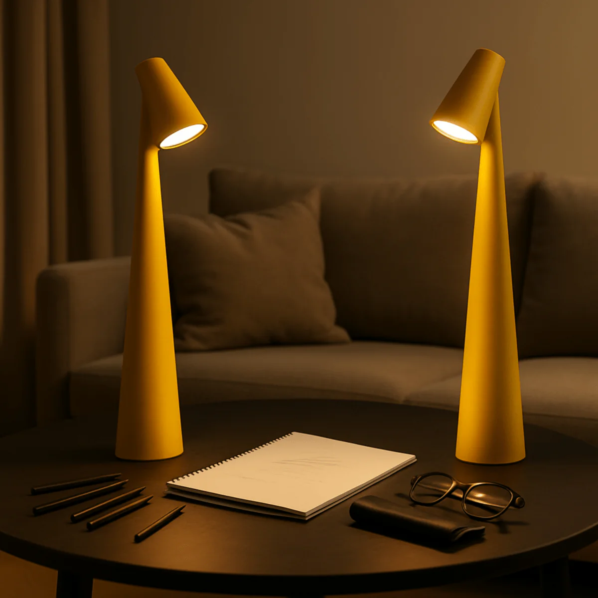 Metal table lamp - Rechargeable & stylish for indoors & outdoors - Image 7