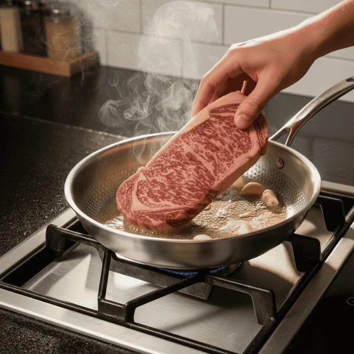 TITAN-PREMIUM PAN - High-quality titanium pan without coating for all hob types - Image 5