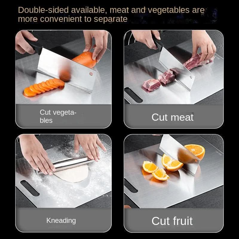 TitanClean stainless steel chopping board - antibacterial & scratch-resistant for your kitchen - Image 3