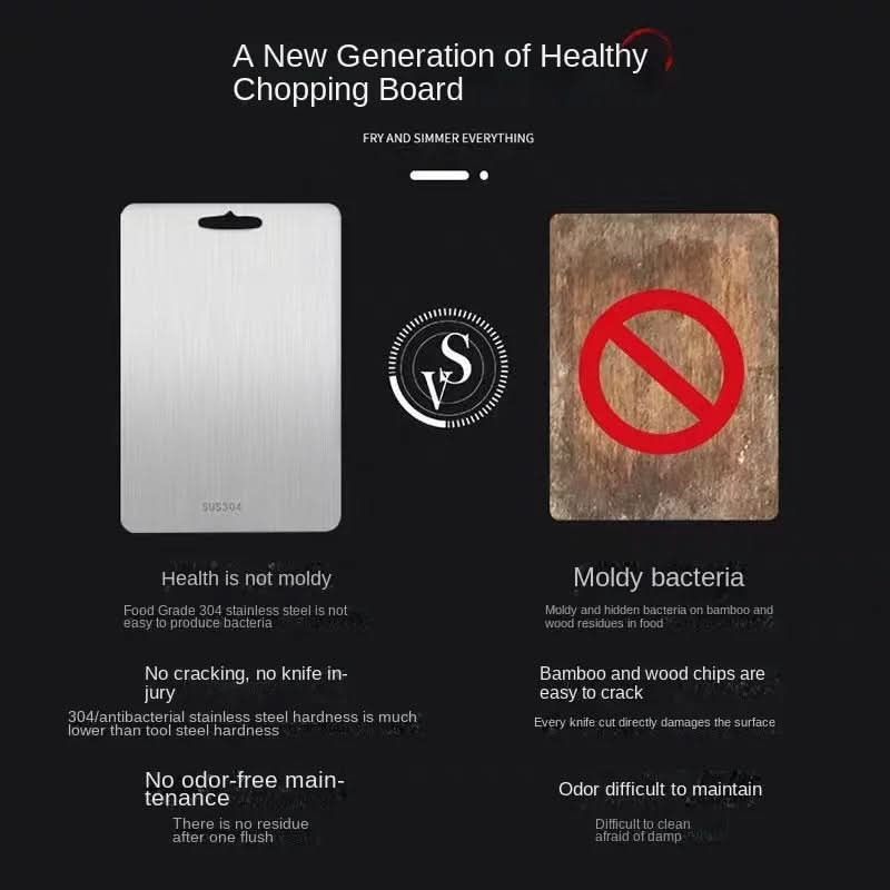 TitanClean stainless steel chopping board - antibacterial & scratch-resistant for your kitchen - Image 4
