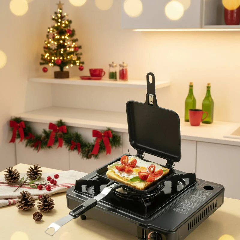 TOASTORIS – Double-sided Non-stick Sandwich Pan made of Aluminum Alloy (35 × 15 cm) - Image 2