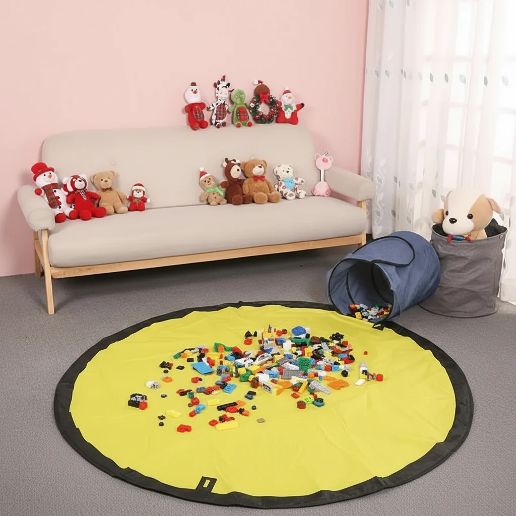 Toy Storage Box with Removable Play Mat - Practical storage solution for children's rooms - Image 5