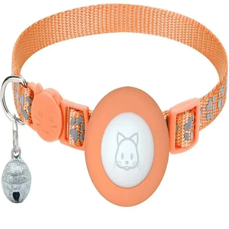 TRACKKITTY – Reflective Cat Collar with AirTag Holder and Safety Bell - Image 7