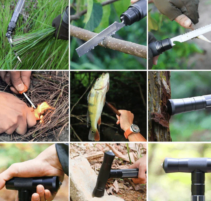 TrailMate – Multifunctional trekking pole made of aluminum for outdoor adventures - Image 3