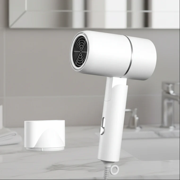 TRAVELBLOW - Foldable hairdryer with ion technology for shiny hair