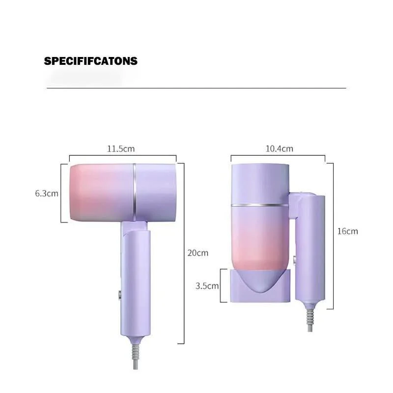 TRAVELBLOW - Foldable hairdryer with ion technology for shiny hair - Image 6