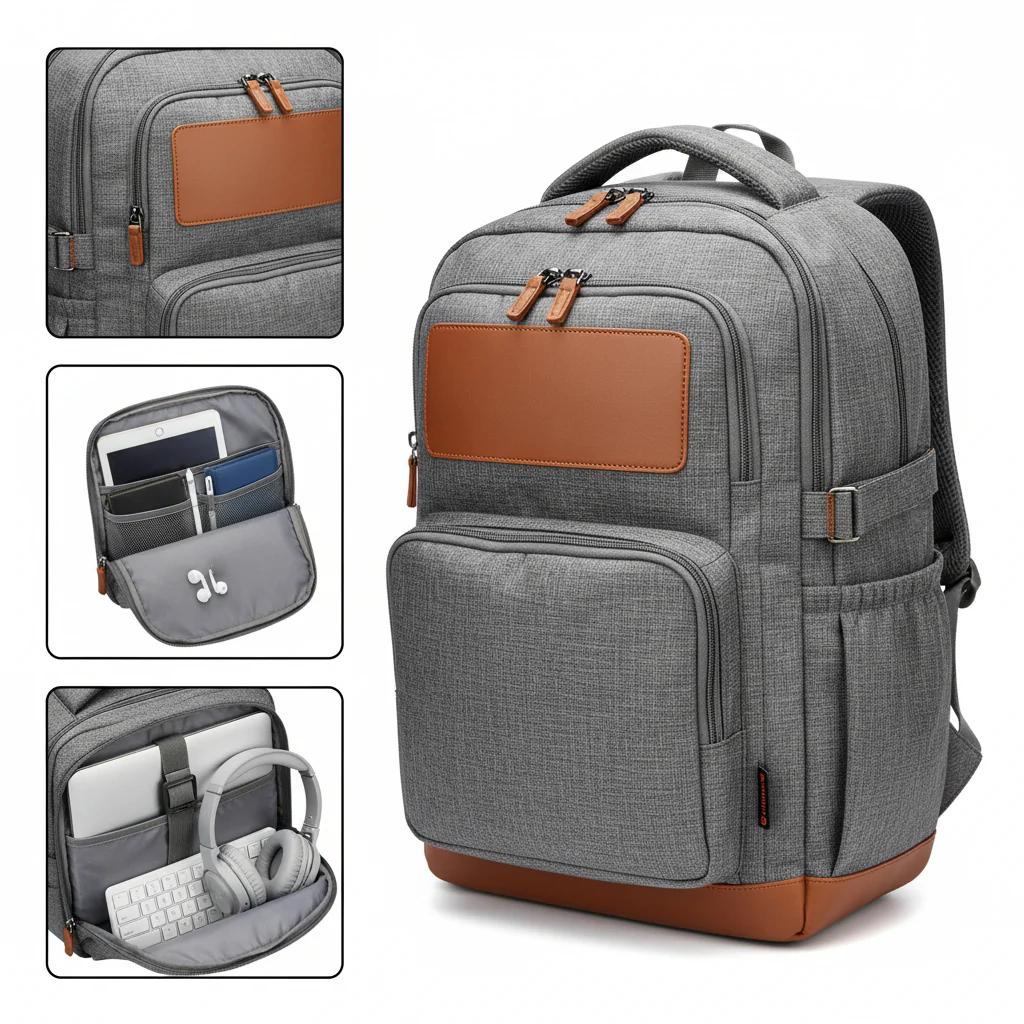 TRAVELLITE PACK - Cabin backpack with shoe compartment & USB port - Image 4