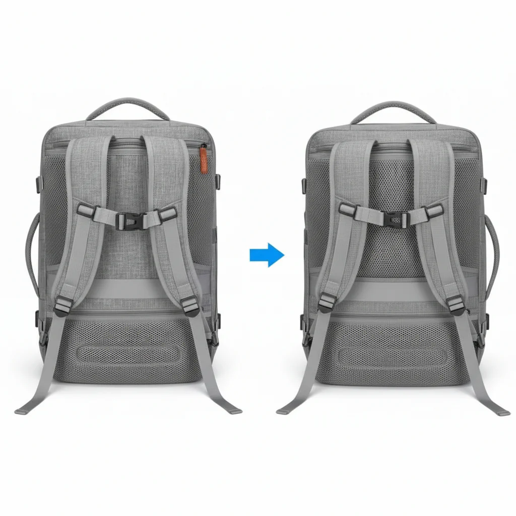 TRAVELLITE PACK - Cabin backpack with shoe compartment & USB port - Image 5