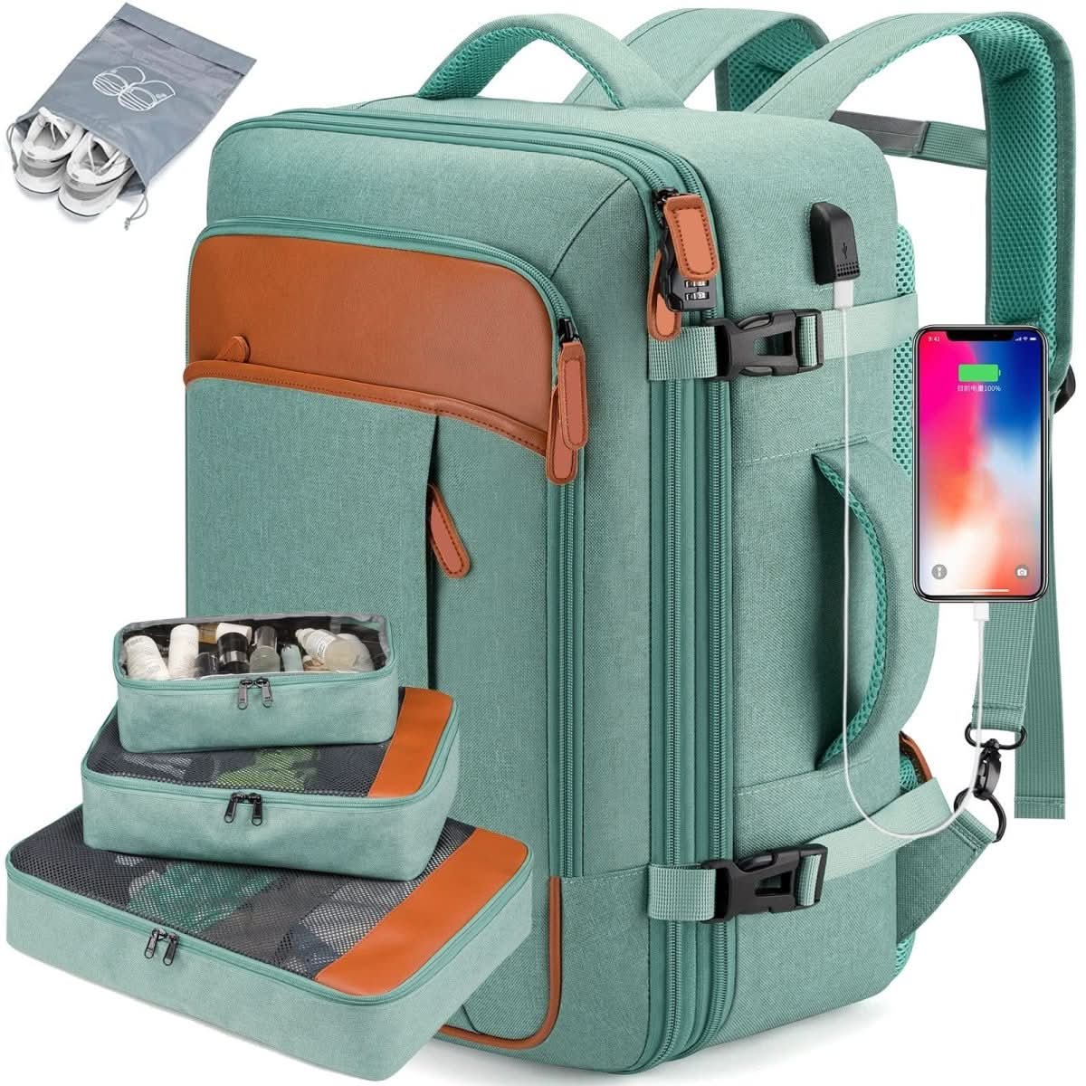 TRAVELLITE PACK - Cabin backpack with shoe compartment & USB port - Image 7