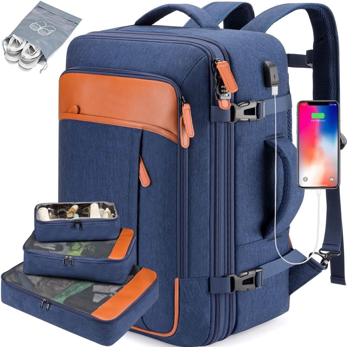 TRAVELLITE PACK - Cabin backpack with shoe compartment & USB port - Image 8