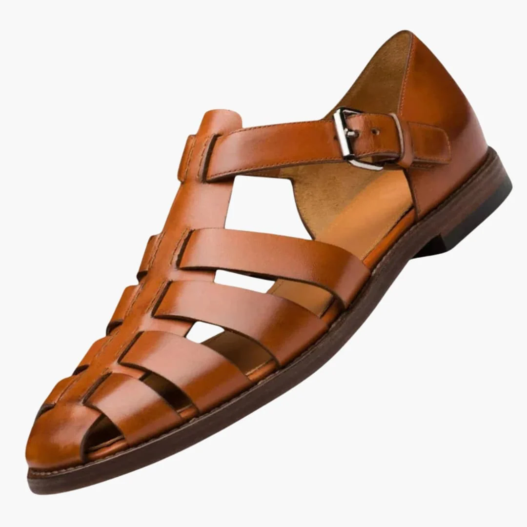 TRAXO – Adjustable Men's Sandals with Buckles and Textured Sole - Image 2