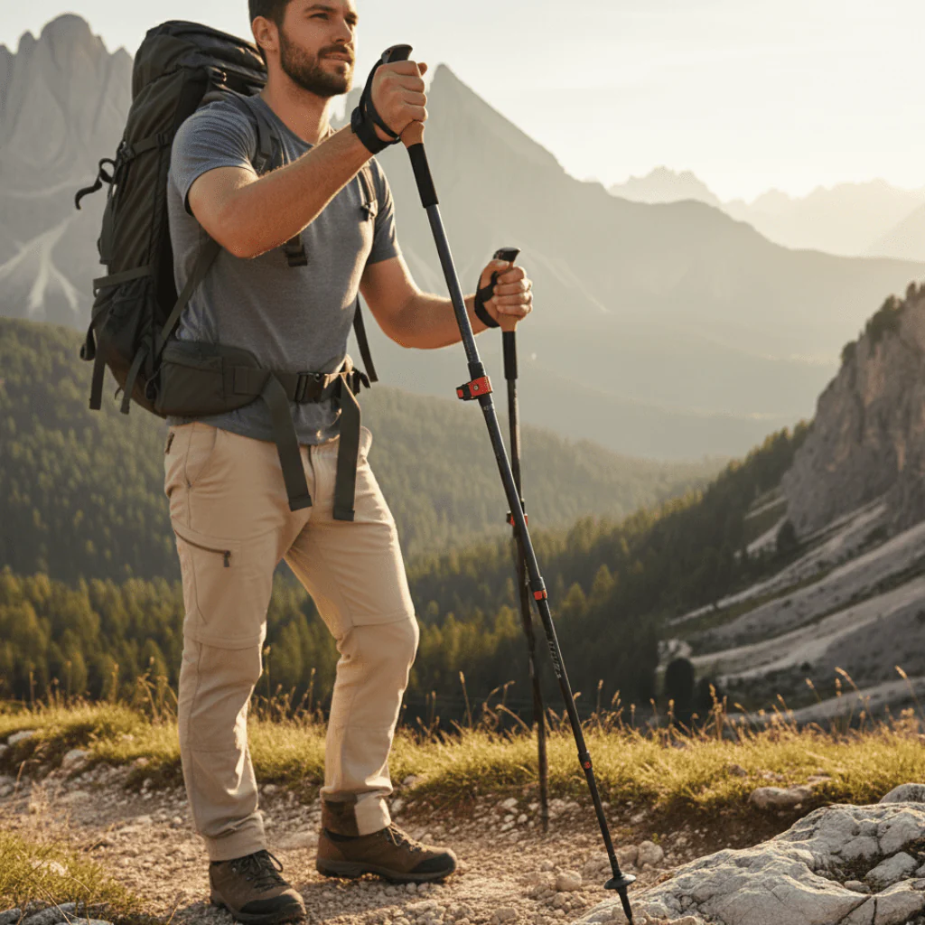 TREKFRAME – Foldable carbon poles with enhanced stability