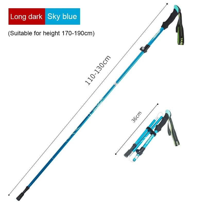 TrekLite - Ultralight 5-piece telescopic trekking poles for mountain and hiking tours - Image 23