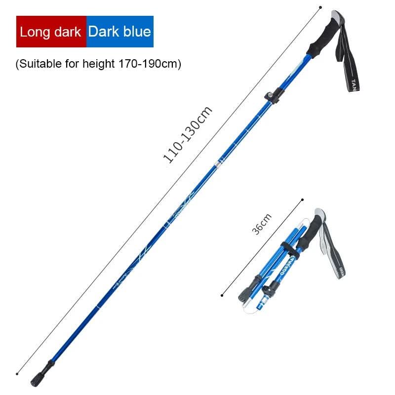 TrekLite - Ultralight 5-piece telescopic trekking poles for mountain and hiking tours - Image 29