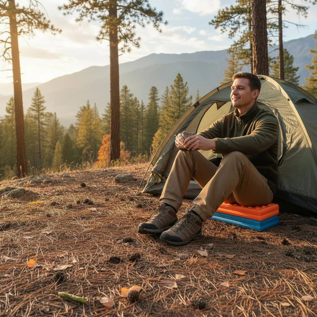 TREKSEAT – Foldable XPE Cushion for Breaks and Outdoor Rest - Image 2