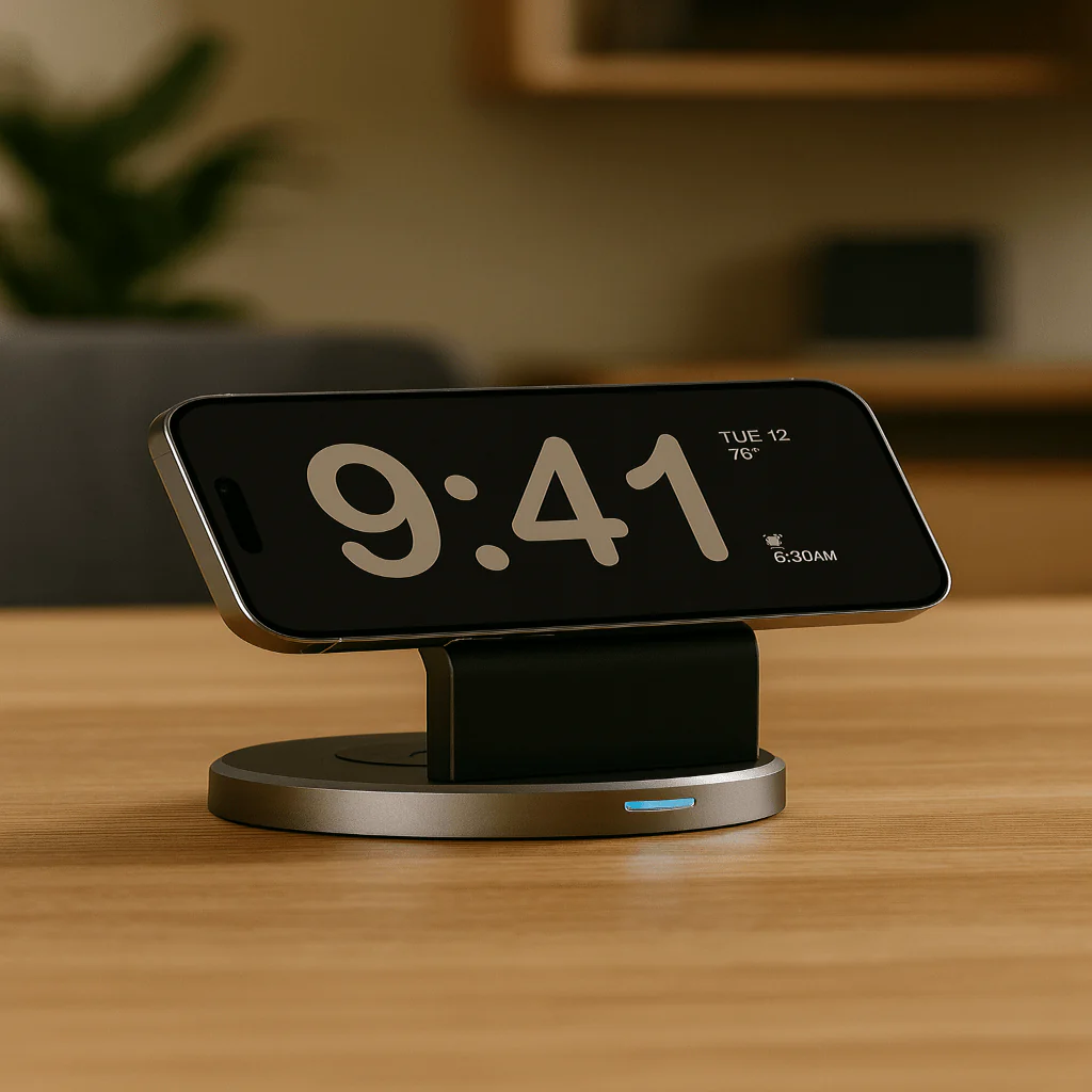 TRIMAGDOCK – 3-in-1 Magnetic Charging Station for iPhone, Watch & AirPods