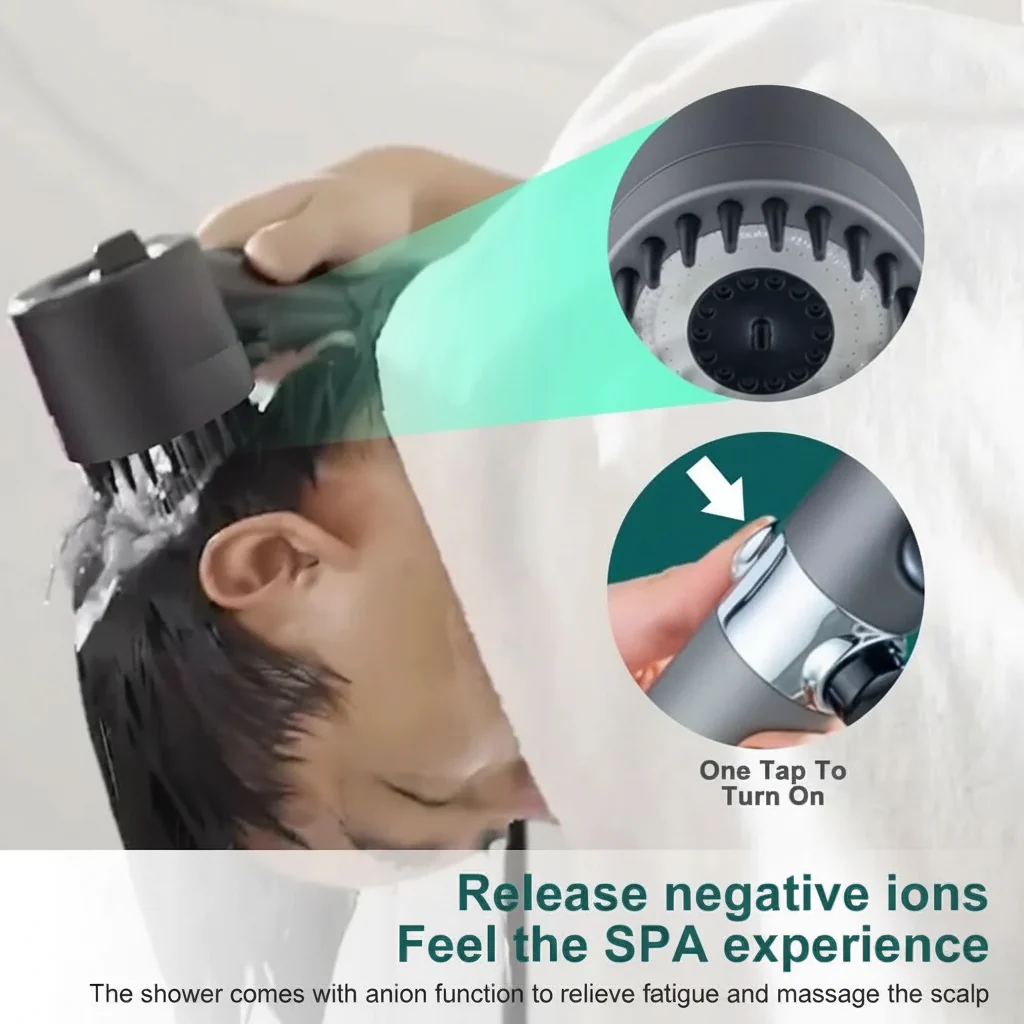 Turbohead shower head - More pressure & clean water for your bathroom - Image 4