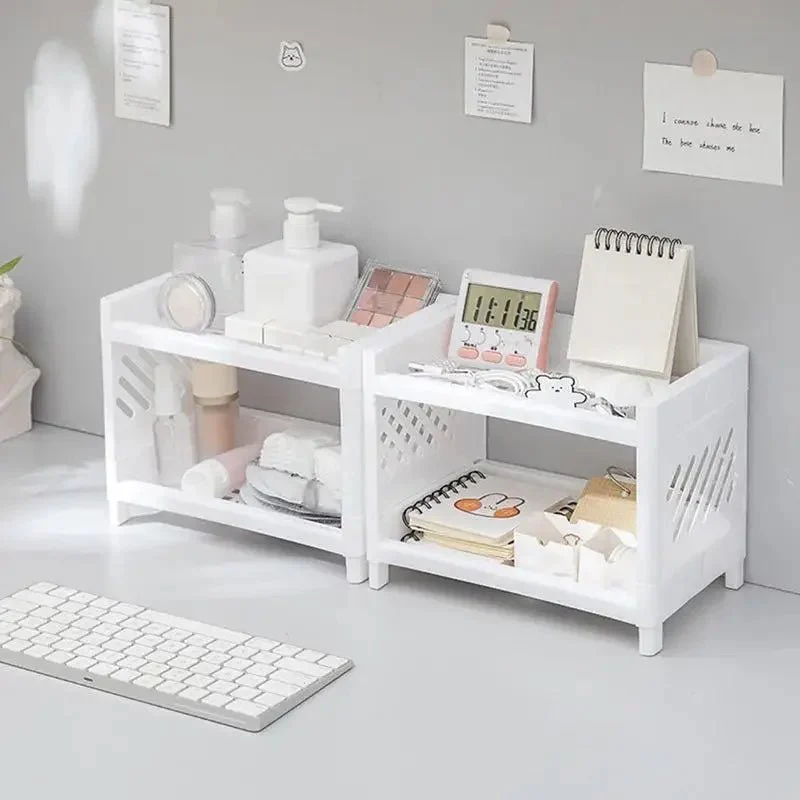 TWINHOLD – Double Storage Shelf for Kitchen, Bathroom & Desk - Image 3